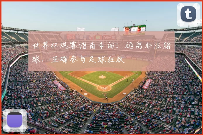 世界杯观赛指南专访:远离非法赌球,正确参与足球狂欢