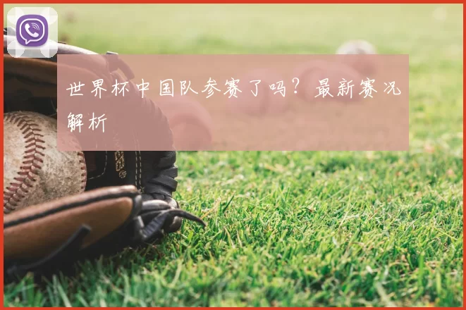 世界杯中国队参赛了吗?最新赛况解析
