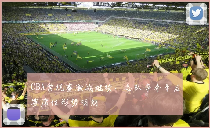 CBA常规赛激战继续，各队争夺季后赛席位形势明朗